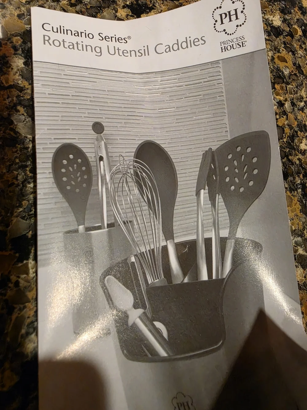 Princess House Culinario Series Rotating Utensil Caddie